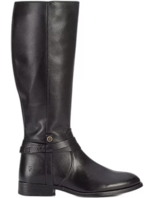 Melissa Leather Belted Tall Riding Boot