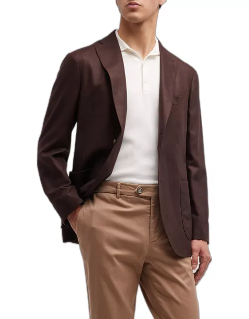 Men's Silk Herringbone Sport Coat