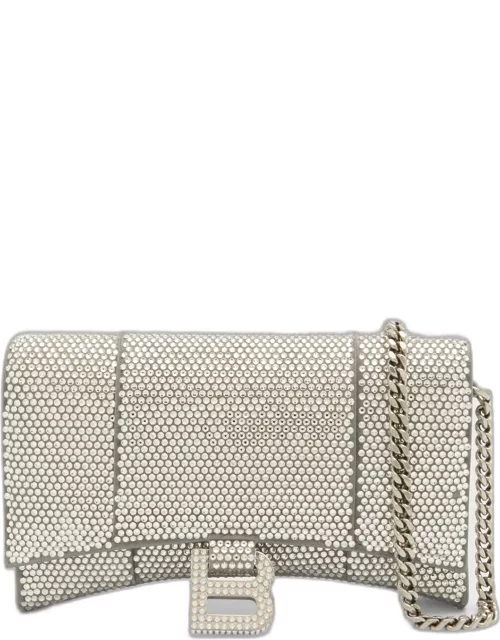Hourglass Wallet on Chain with Rhinestone