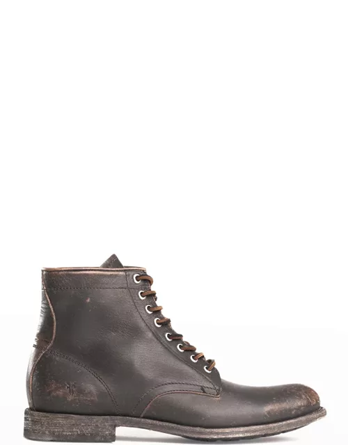 Men's Tyler Burnished Leather Ankle Boot