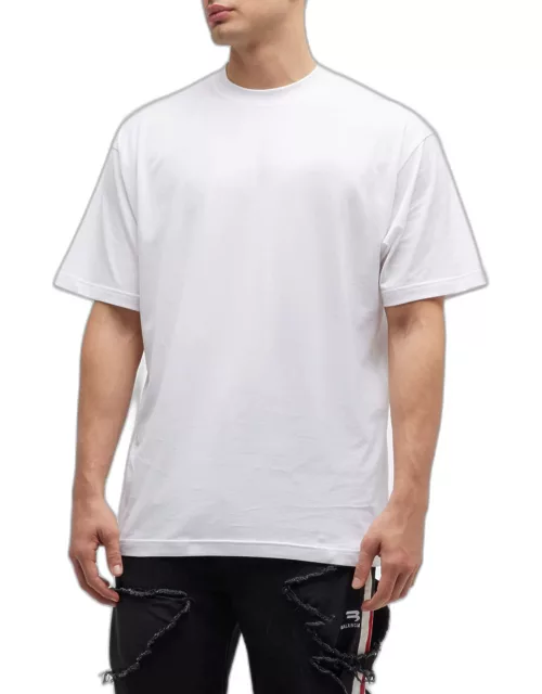 Care Label-Print Medium Fit T-Shirt
