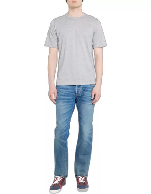 Men's Cotton Cashmere Crewneck T-Shirt