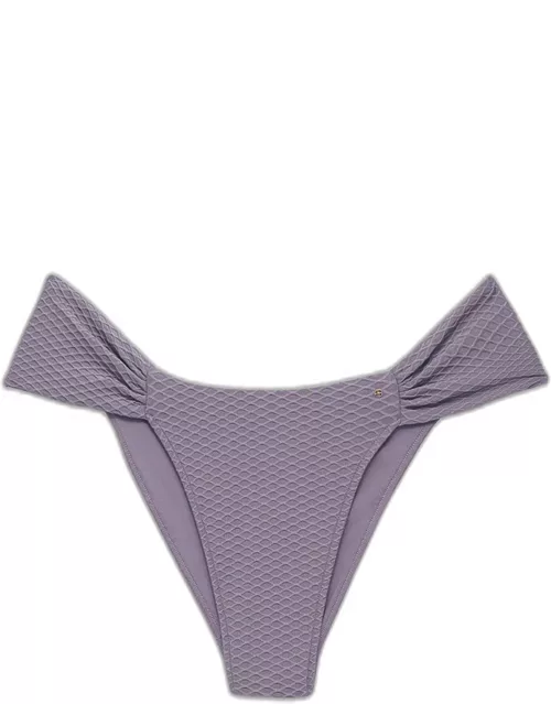ANINE BING Naya Bikini Bottom in Violet