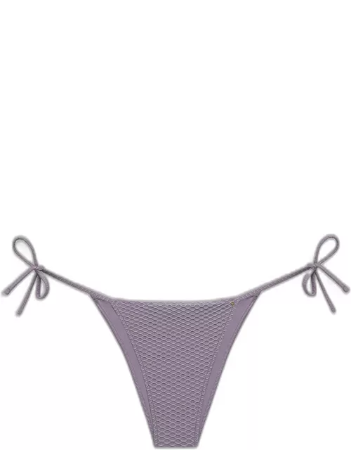 ANINE BING Leno Bikini Bottom in Violet