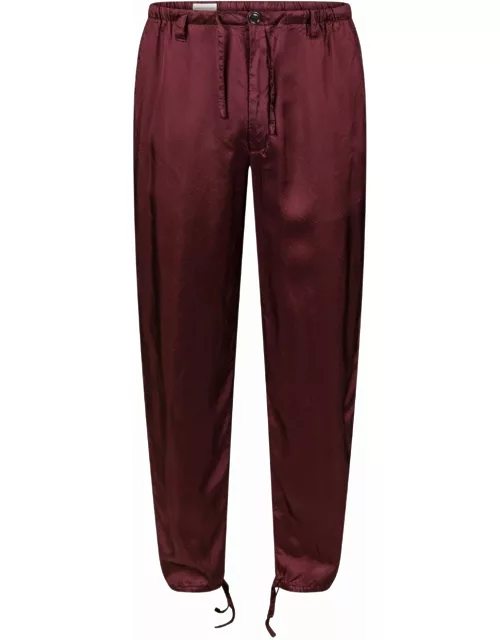 Bordeaux trousers with drawstring