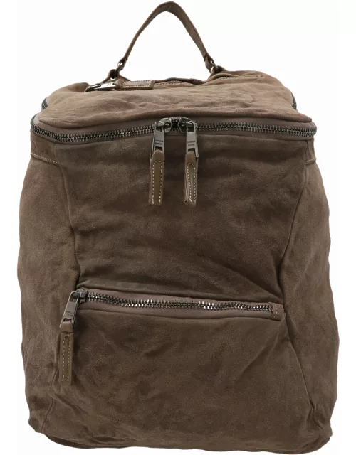 Giorgio Brato Suede Leather Backpack