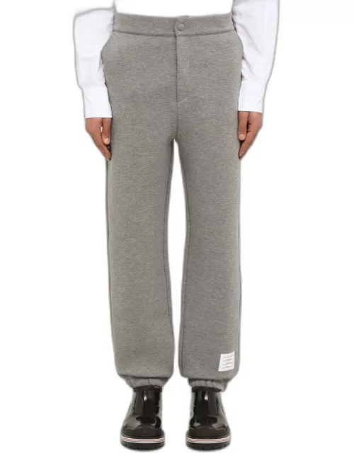 Grey melange jogging trouser