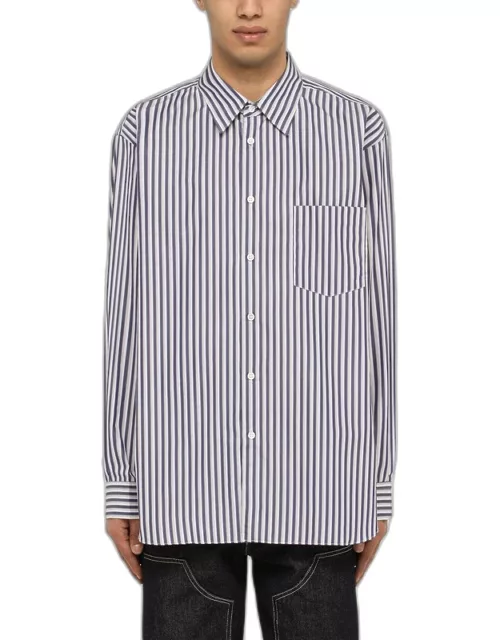 Blue/white striped shirt