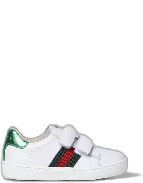 Gucci smooth leather trainer