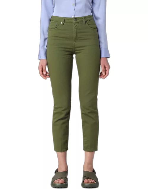 Trousers DONDUP Woman colour Olive