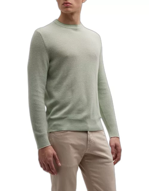 Men's Cashmere Girocollo City Crewneck Sweater