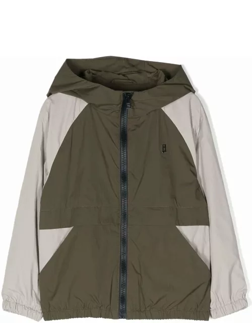 Herno Colour-block Hooded Jacket