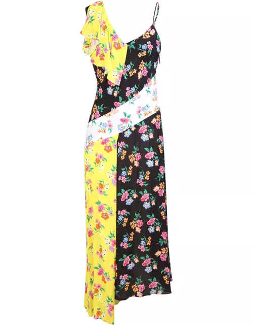 MSGM All-over Print Multicolor Dres
