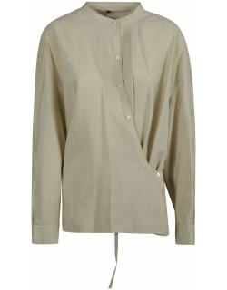 Lemaire Officer Collar Twisted Shirt
