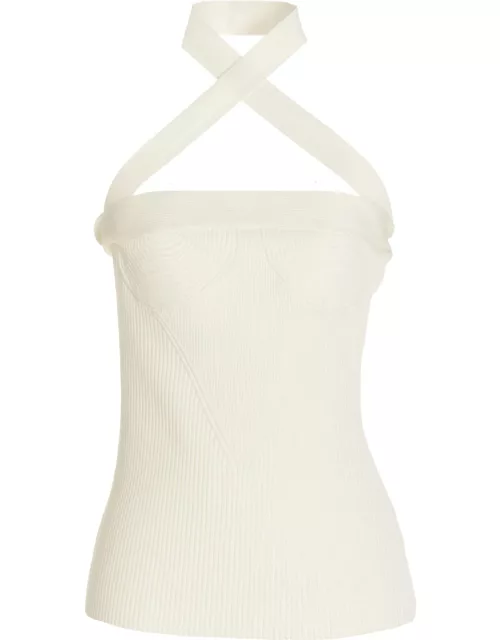 Proenza Schouler Asymmetric Shoulder Knit Top