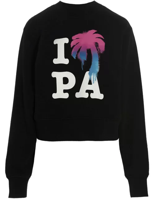 Palm Angels I Love Pa Crewneck Sweatshirt