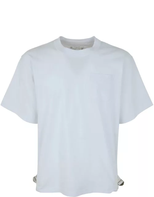 Sacai Buckle Detailed Crewneck T-shirt