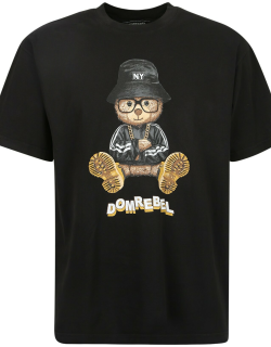 Dom Rebel Ny Bear Graphic Print T-shirt