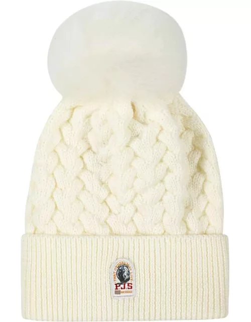 Parajumpers Knitted Beanie With Pom-po