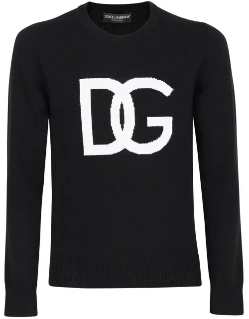 Dolce & Gabbana Intarsia Wool Sweater