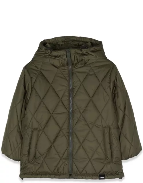 Aspesi Quilted Down Jacket With Hood