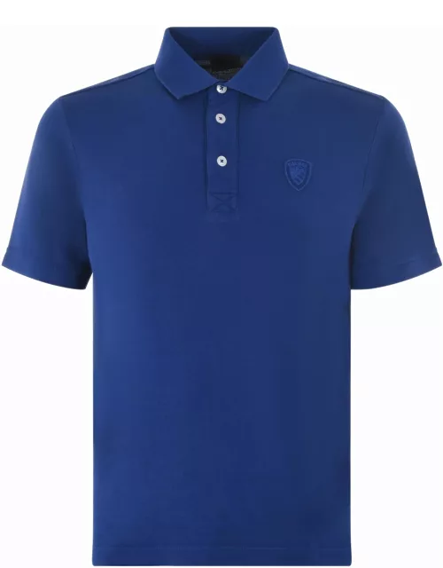 Blauer Polo Shirt