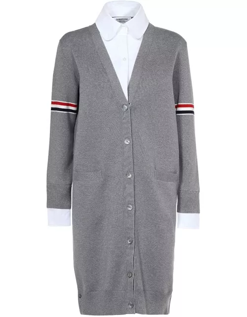 Thom Browne Long Knitted Cardigan