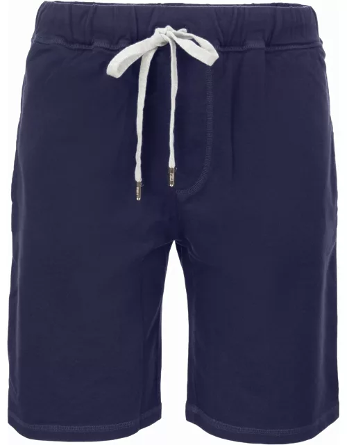Fedeli Cotton Shorts With Drawstring