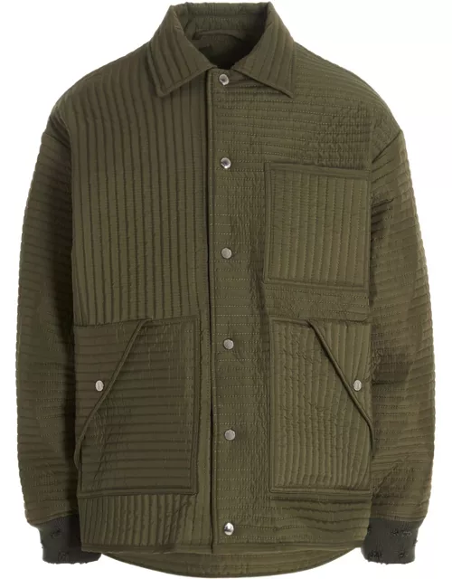 Khrisjoy chore Quilted Stripes Down Jacket
