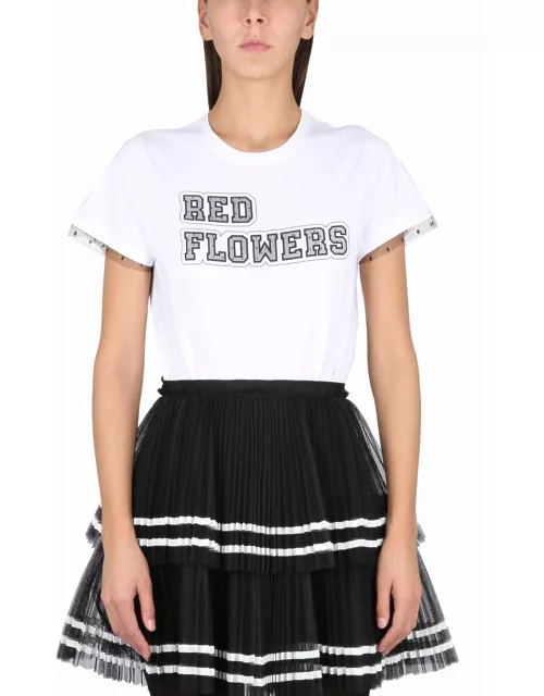 RED Valentino Red Flowers T-shirt