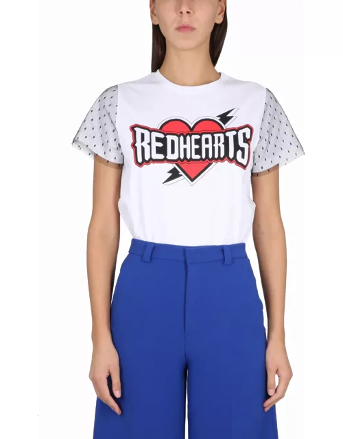 RED Valentino Red Hearts T-shirt