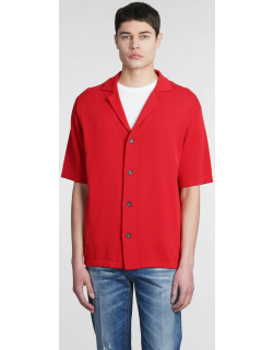 Roberto Collina Cardigan In Red Cotton