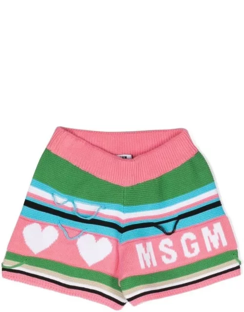 MSGM Shorts Casual Rosa