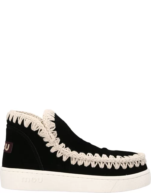 Mou summer Eskimo Perforated Suede Sneaker