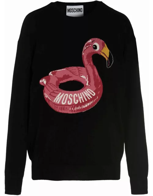 Moschino Jacquard Logo Sweater
