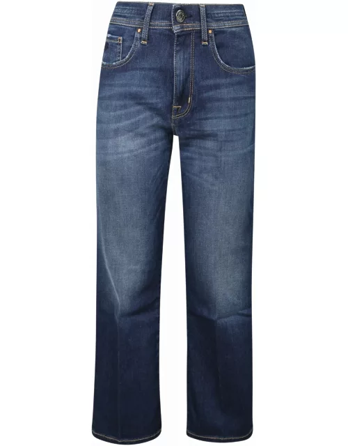 Jacob Cohen Mid-rise Flared Cropped Jean