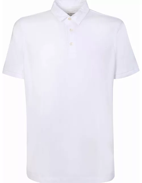 Original Vintage Style White Polo Shirt