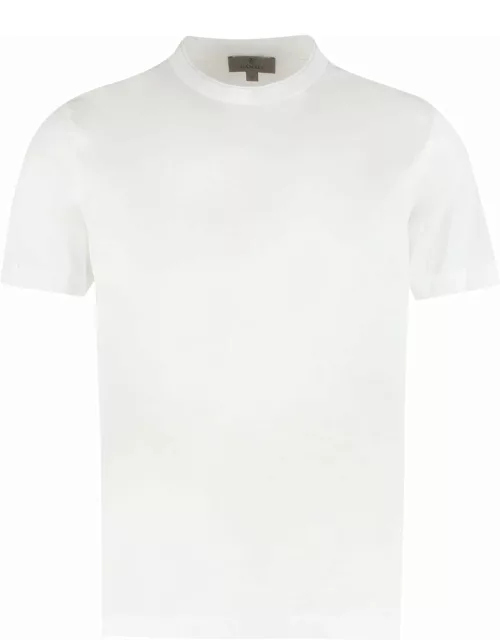 Canali Cotton Crew-neck T-shirt