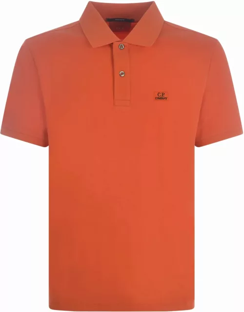 Polo Shirt C.p. Company In Cotton Piqué