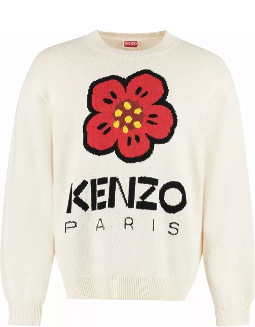 Kenzo Long Sleeve Crew-neck Sweater