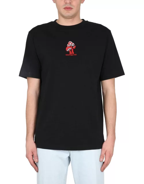 Department Five T-shirt With Logo Embroidery