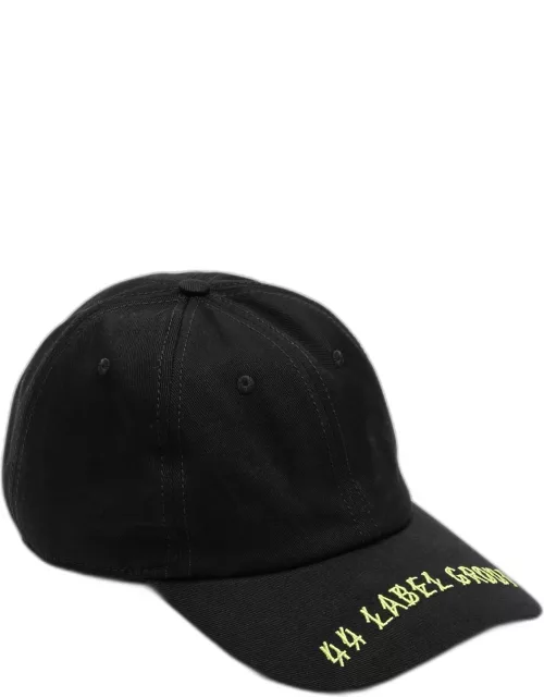 Black/lime Cotton Hat With Logo 44 Label Group
