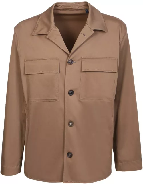 Lardini Breast-pockets Detail Overshirt Jacket