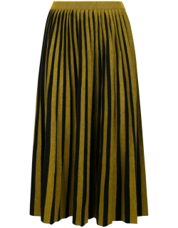 Proenza Schouler White Label Sheer Stripe Knit Skirt