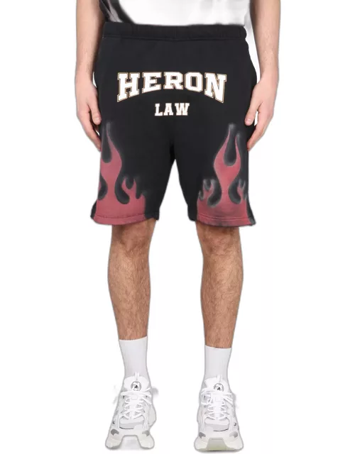 HERON PRESTON Law Flames Sweatshort