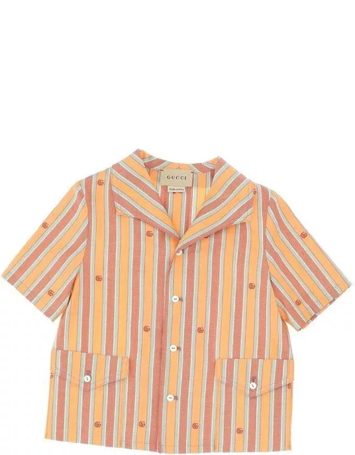 Gucci Striped Short-sleeved Shirt