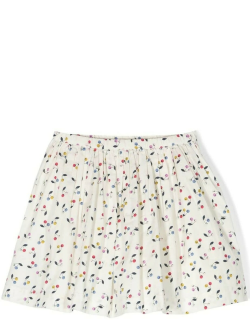 Bonpoint White Suzon Mini Skirt
