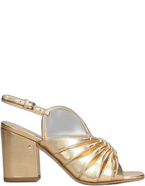 Laurence Dacade Burma Sandals In Gold Leather