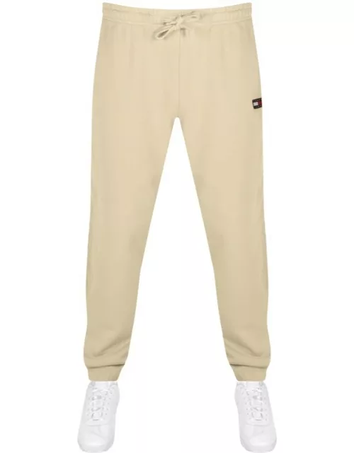 Tommy Jeans Badge Solid Joggers Beige