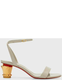 Lipsita Queen Patent Red Sole Sandal